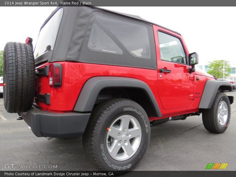 Flame Red / Black 2014 Jeep Wrangler Sport 4x4