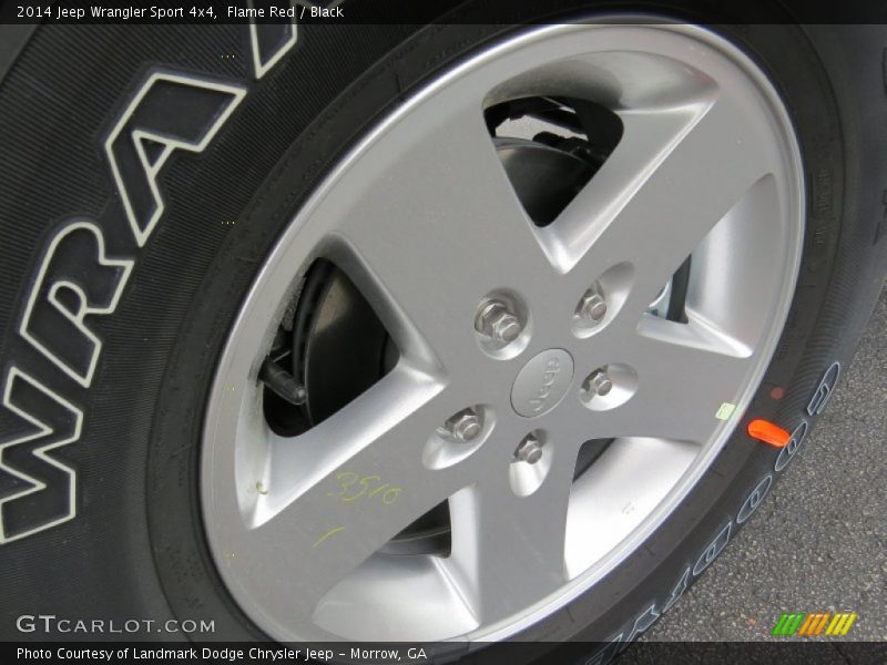 Flame Red / Black 2014 Jeep Wrangler Sport 4x4