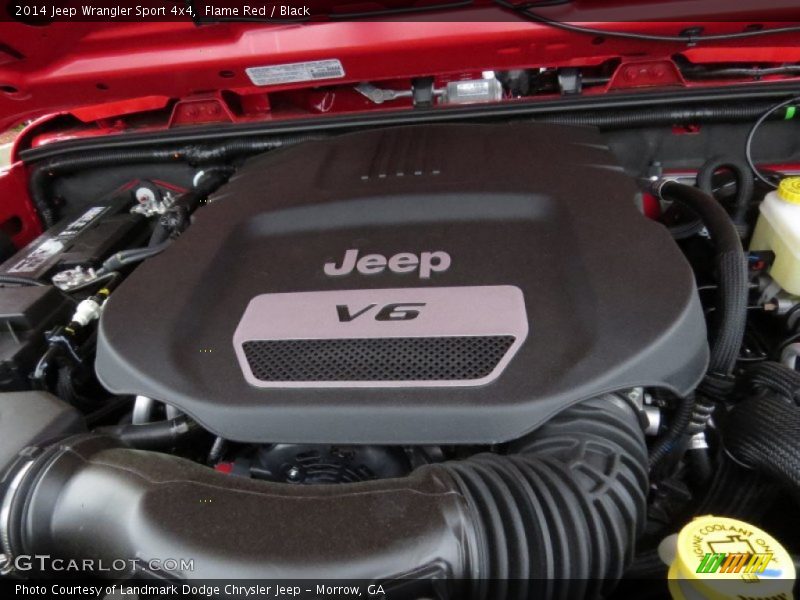 Flame Red / Black 2014 Jeep Wrangler Sport 4x4