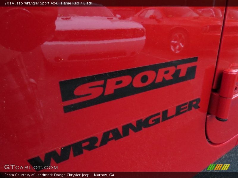 Flame Red / Black 2014 Jeep Wrangler Sport 4x4