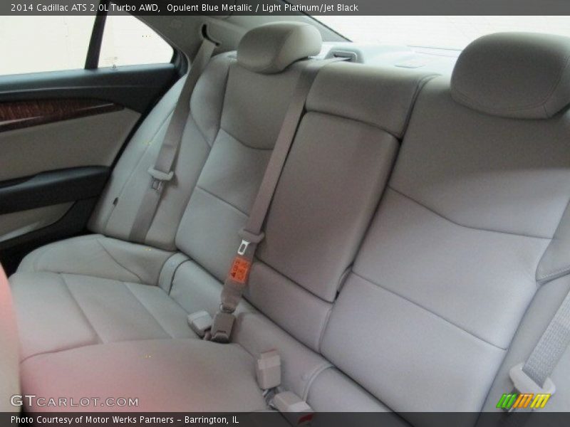 Opulent Blue Metallic / Light Platinum/Jet Black 2014 Cadillac ATS 2.0L Turbo AWD