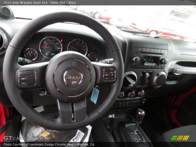 Flame Red / Black 2014 Jeep Wrangler Sport 4x4