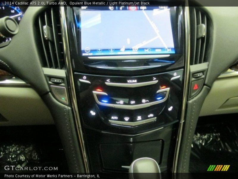 Opulent Blue Metallic / Light Platinum/Jet Black 2014 Cadillac ATS 2.0L Turbo AWD