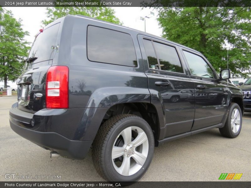 Maximum Steel Metallic / Dark Slate Gray 2014 Jeep Patriot Latitude