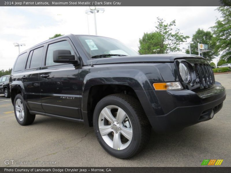 Maximum Steel Metallic / Dark Slate Gray 2014 Jeep Patriot Latitude