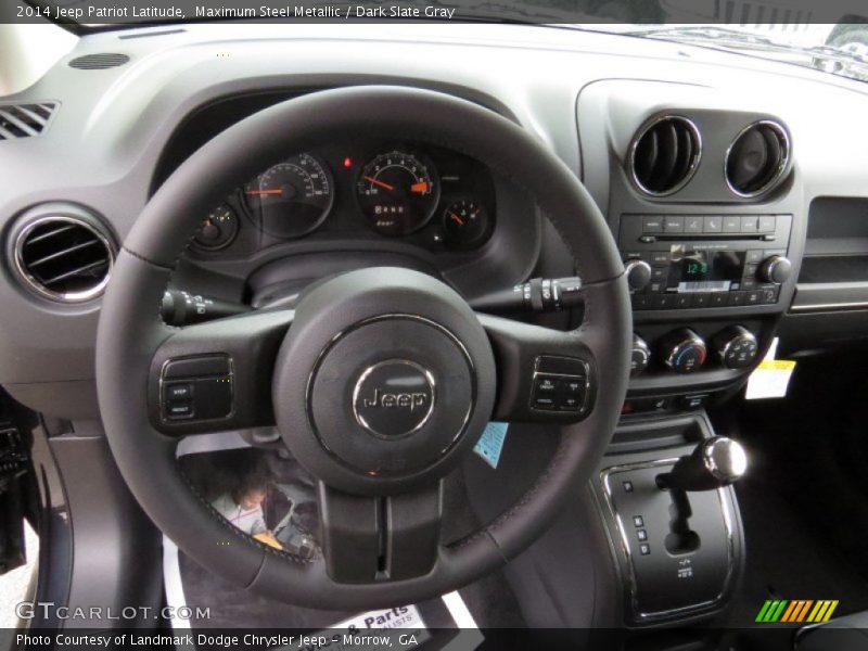 Maximum Steel Metallic / Dark Slate Gray 2014 Jeep Patriot Latitude