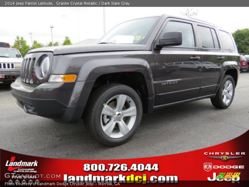 Granite Crystal Metallic / Dark Slate Gray 2014 Jeep Patriot Latitude