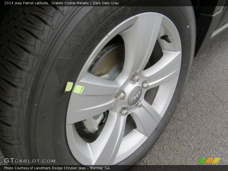 Granite Crystal Metallic / Dark Slate Gray 2014 Jeep Patriot Latitude