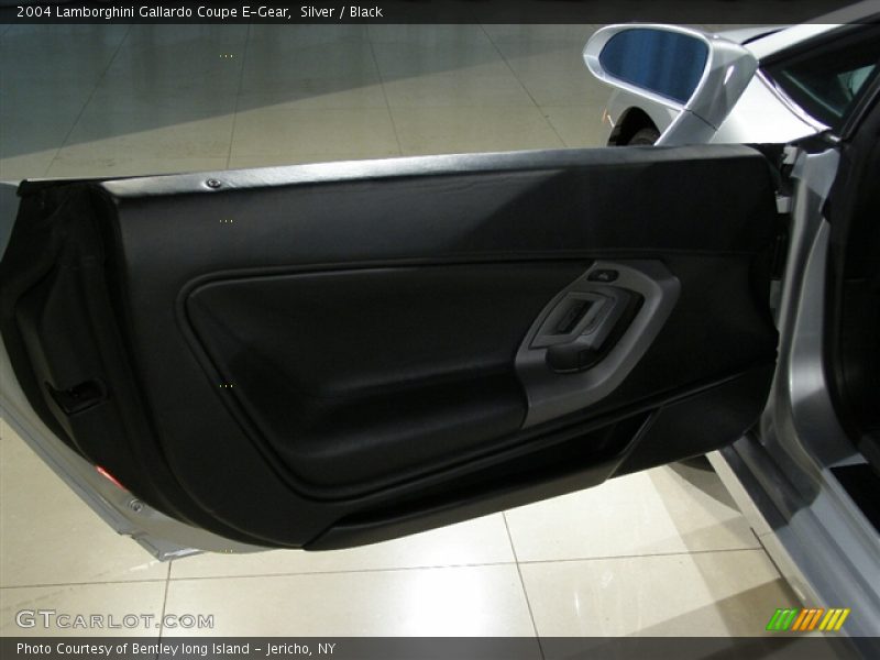 Silver / Black 2004 Lamborghini Gallardo Coupe E-Gear