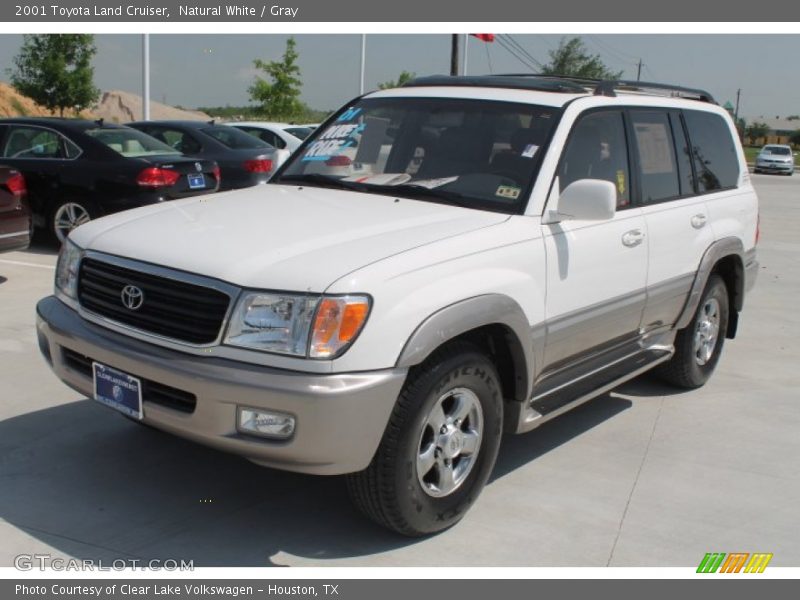 Natural White / Gray 2001 Toyota Land Cruiser