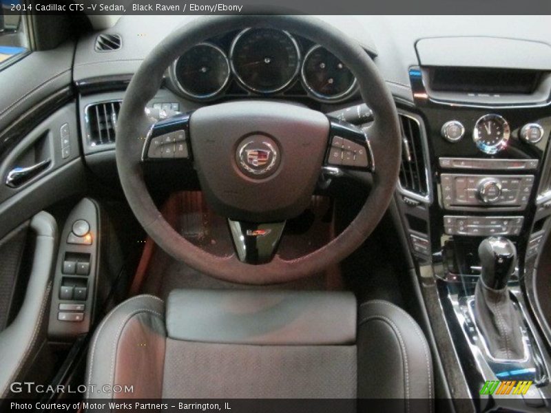 Black Raven / Ebony/Ebony 2014 Cadillac CTS -V Sedan
