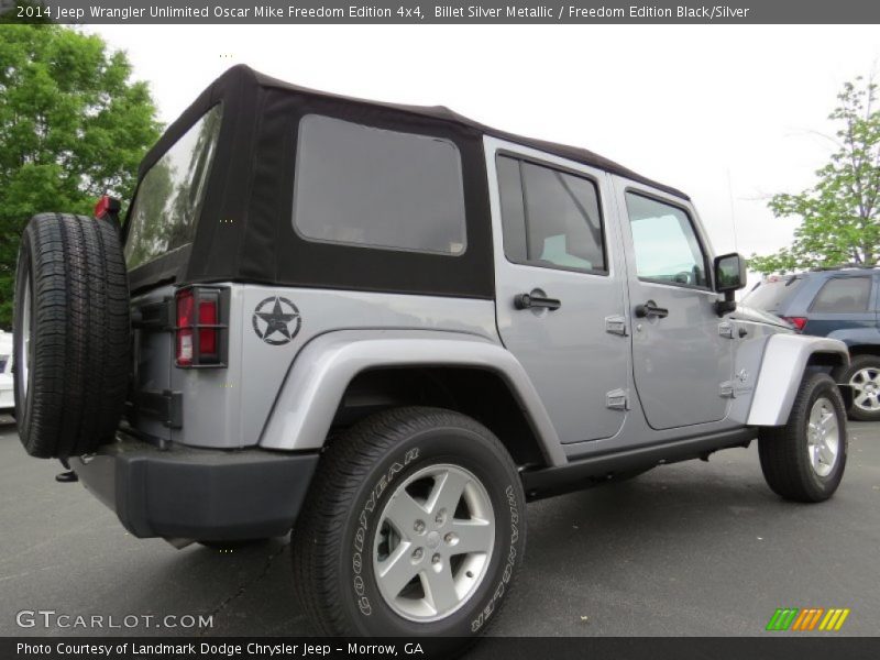  2014 Wrangler Unlimited Oscar Mike Freedom Edition 4x4 Billet Silver Metallic