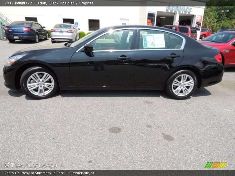 Black Obsidian / Graphite 2012 Infiniti G 25 Sedan