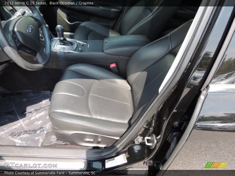 Black Obsidian / Graphite 2012 Infiniti G 25 Sedan