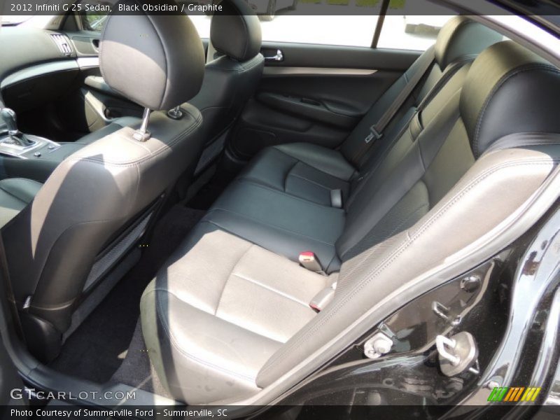 Black Obsidian / Graphite 2012 Infiniti G 25 Sedan