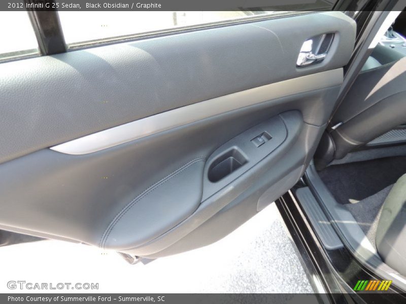 Black Obsidian / Graphite 2012 Infiniti G 25 Sedan