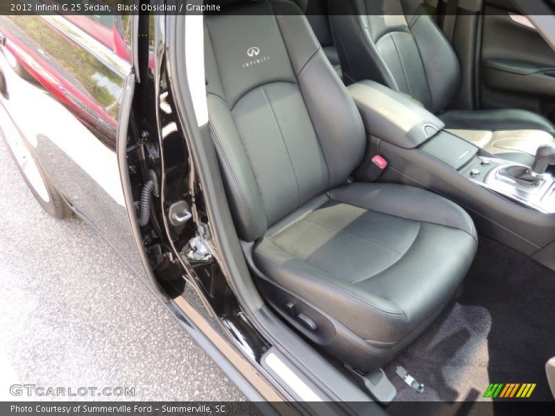 Black Obsidian / Graphite 2012 Infiniti G 25 Sedan