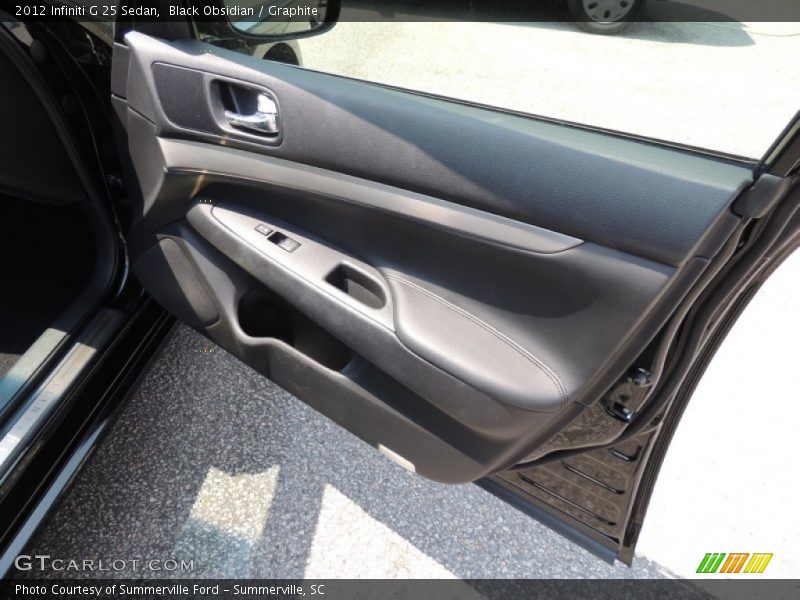 Black Obsidian / Graphite 2012 Infiniti G 25 Sedan