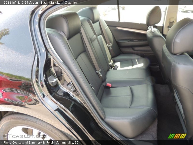 Black Obsidian / Graphite 2012 Infiniti G 25 Sedan