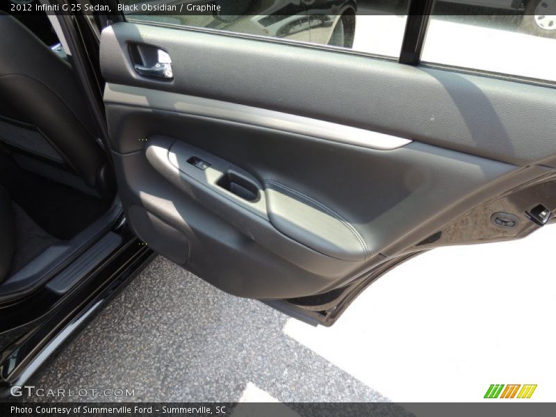 Black Obsidian / Graphite 2012 Infiniti G 25 Sedan