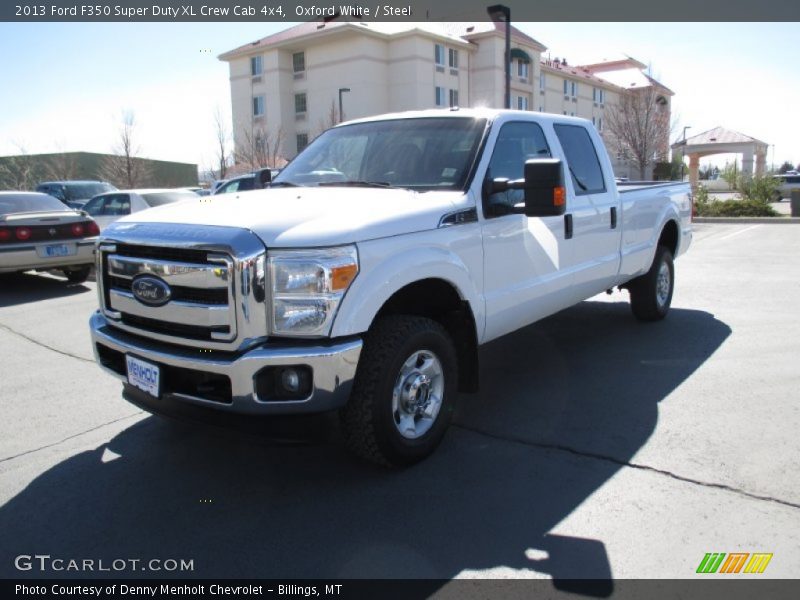 Oxford White / Steel 2013 Ford F350 Super Duty XL Crew Cab 4x4