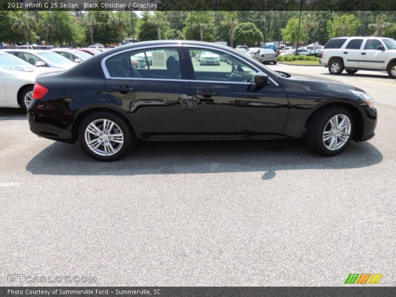 Black Obsidian / Graphite 2012 Infiniti G 25 Sedan