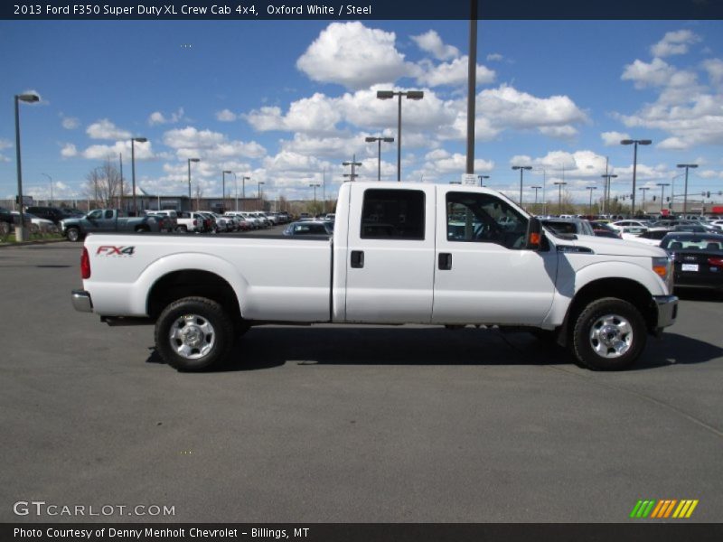 Oxford White / Steel 2013 Ford F350 Super Duty XL Crew Cab 4x4
