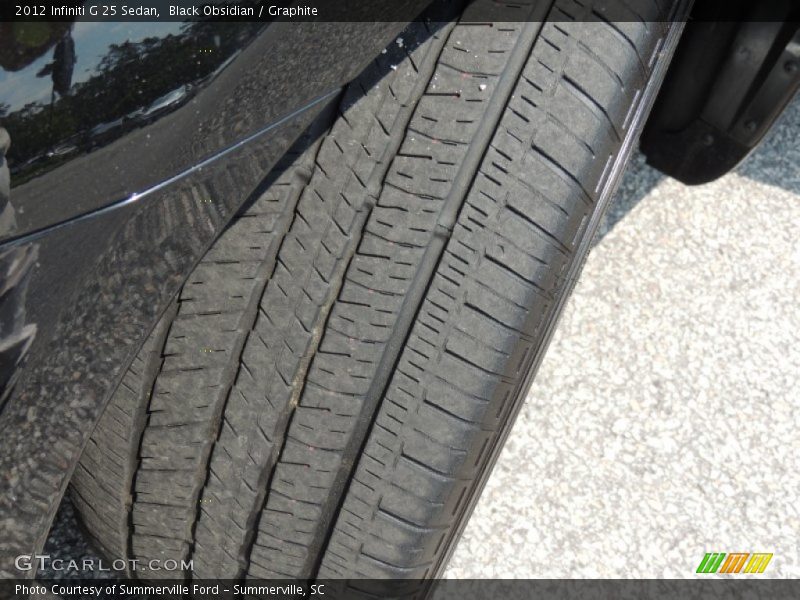 Black Obsidian / Graphite 2012 Infiniti G 25 Sedan