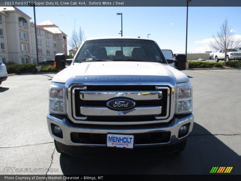 Oxford White / Steel 2013 Ford F350 Super Duty XL Crew Cab 4x4