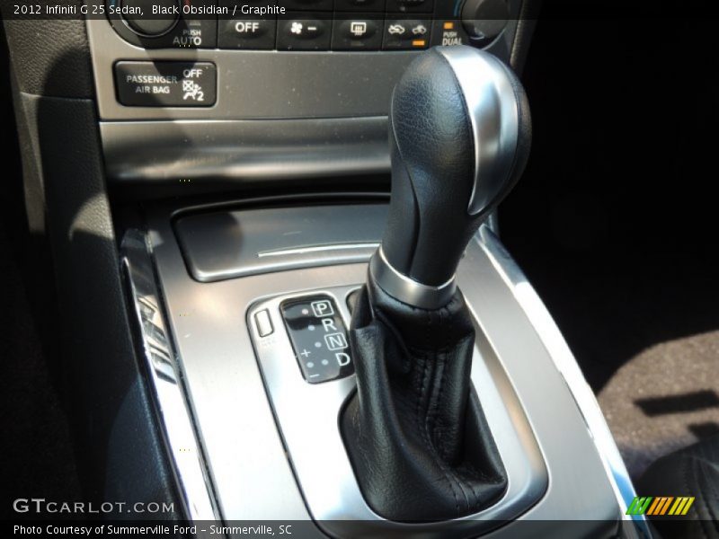 Black Obsidian / Graphite 2012 Infiniti G 25 Sedan