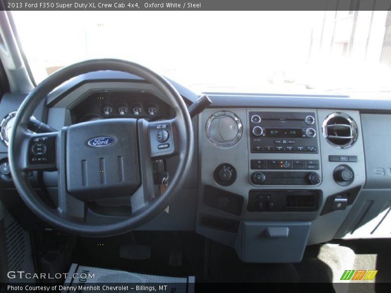 Oxford White / Steel 2013 Ford F350 Super Duty XL Crew Cab 4x4