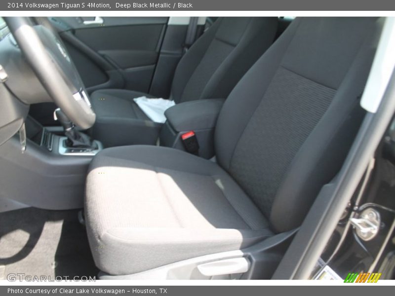 Deep Black Metallic / Black 2014 Volkswagen Tiguan S 4Motion