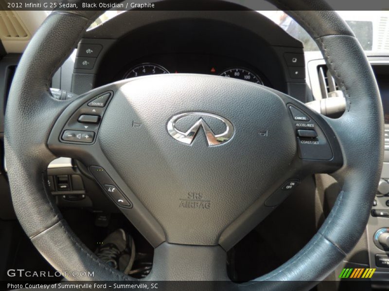 Black Obsidian / Graphite 2012 Infiniti G 25 Sedan