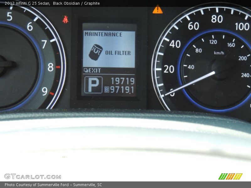 Black Obsidian / Graphite 2012 Infiniti G 25 Sedan