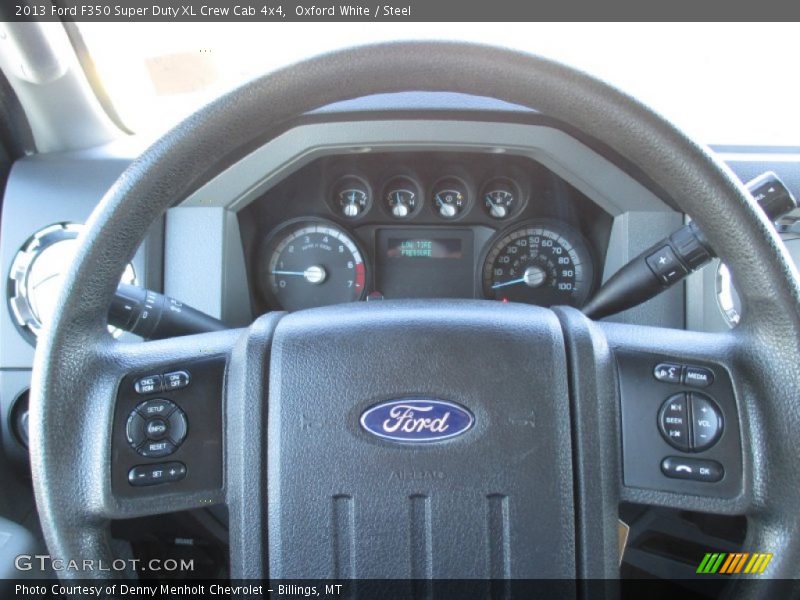 Oxford White / Steel 2013 Ford F350 Super Duty XL Crew Cab 4x4