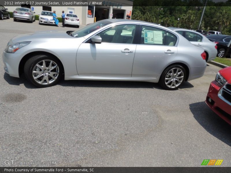 Liquid Platinum / Wheat 2012 Infiniti G 37 Journey Sedan