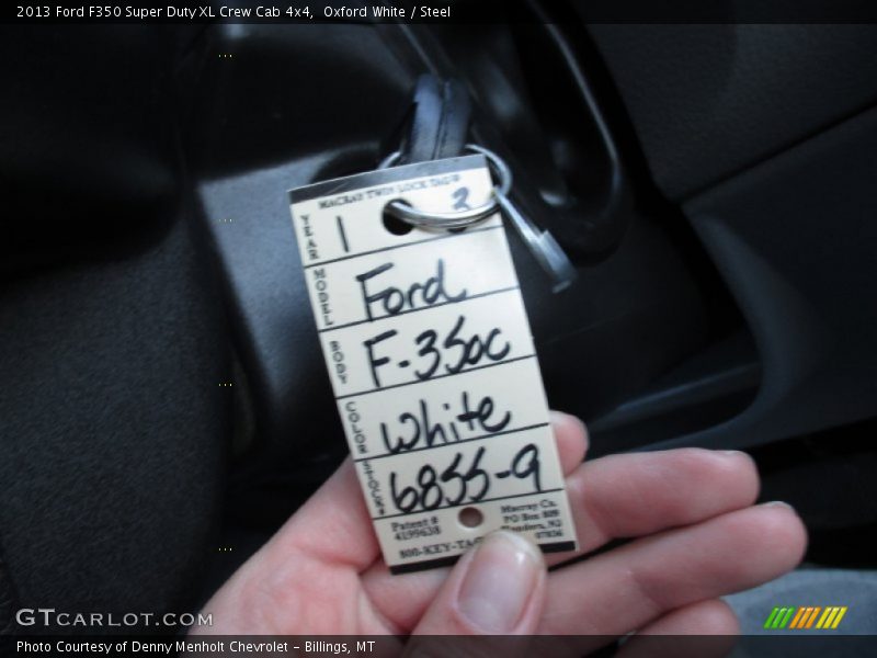 Oxford White / Steel 2013 Ford F350 Super Duty XL Crew Cab 4x4