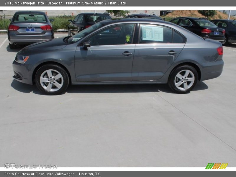 Platinum Gray Metallic / Titan Black 2013 Volkswagen Jetta TDI Sedan