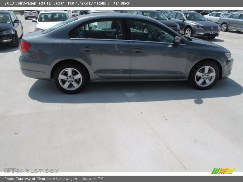 Platinum Gray Metallic / Titan Black 2013 Volkswagen Jetta TDI Sedan