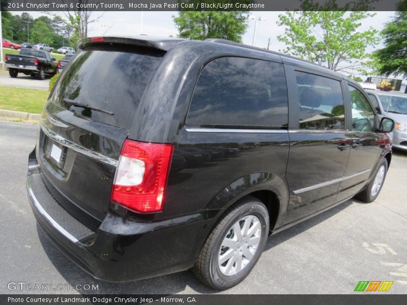 Mocha Java Pearl Coat / Black/Light Graystone 2014 Chrysler Town & Country Touring