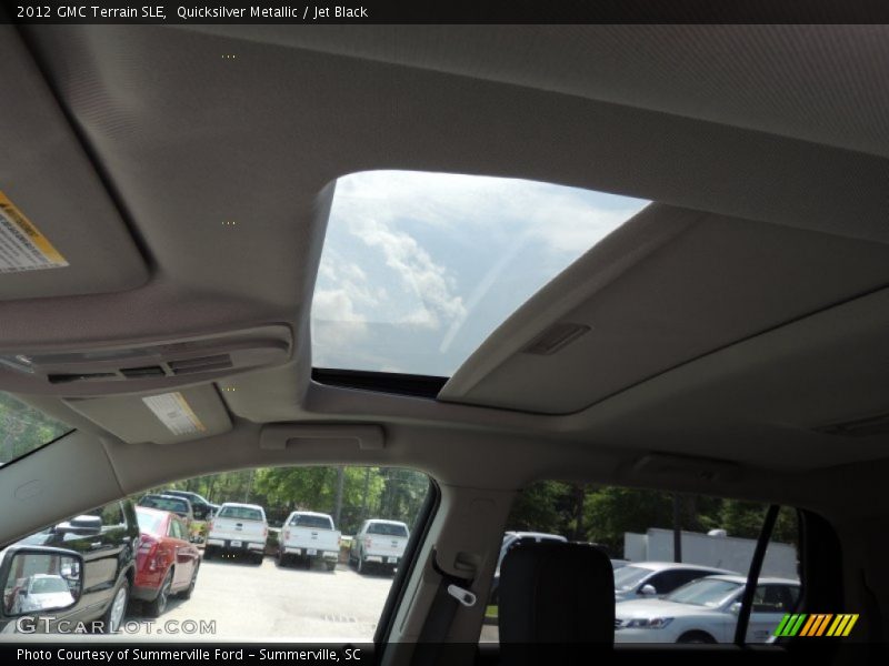 Quicksilver Metallic / Jet Black 2012 GMC Terrain SLE