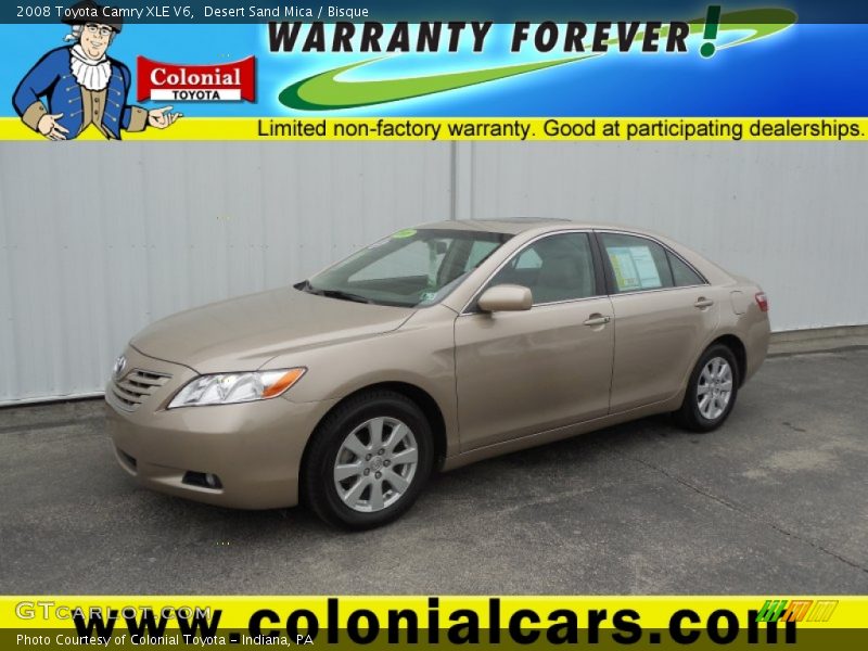 Desert Sand Mica / Bisque 2008 Toyota Camry XLE V6