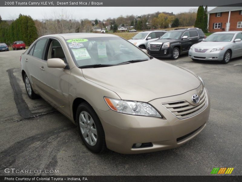 Desert Sand Mica / Bisque 2008 Toyota Camry XLE V6
