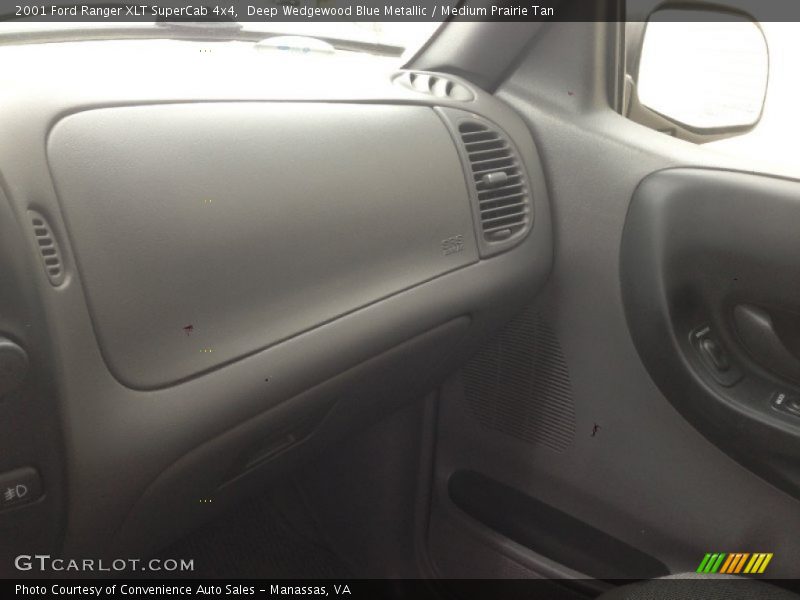 Deep Wedgewood Blue Metallic / Medium Prairie Tan 2001 Ford Ranger XLT SuperCab 4x4