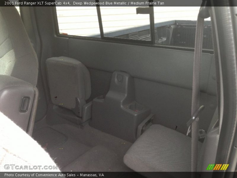 Deep Wedgewood Blue Metallic / Medium Prairie Tan 2001 Ford Ranger XLT SuperCab 4x4
