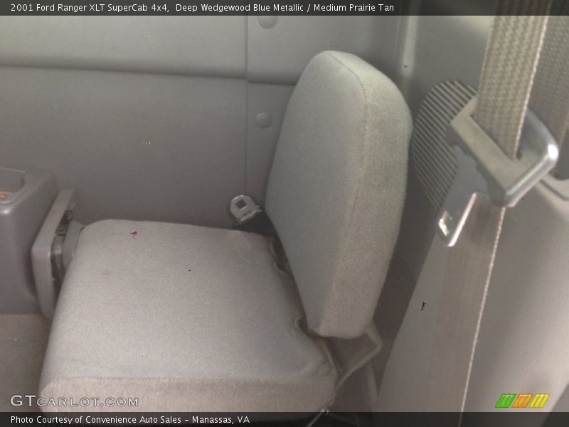 Deep Wedgewood Blue Metallic / Medium Prairie Tan 2001 Ford Ranger XLT SuperCab 4x4