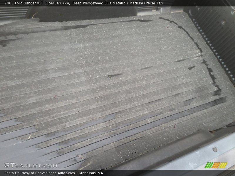 Deep Wedgewood Blue Metallic / Medium Prairie Tan 2001 Ford Ranger XLT SuperCab 4x4
