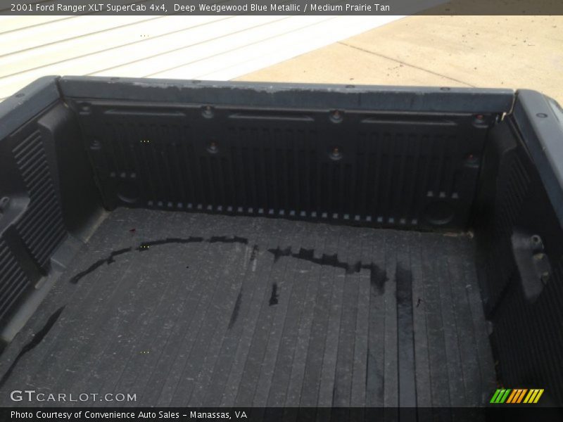 Deep Wedgewood Blue Metallic / Medium Prairie Tan 2001 Ford Ranger XLT SuperCab 4x4