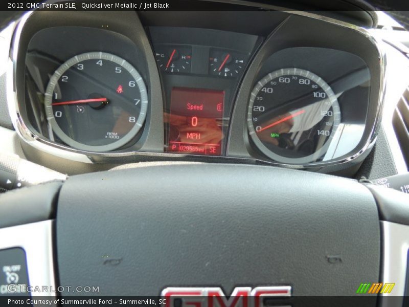 Quicksilver Metallic / Jet Black 2012 GMC Terrain SLE