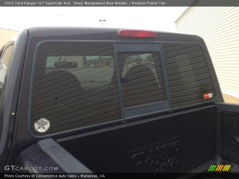 Deep Wedgewood Blue Metallic / Medium Prairie Tan 2001 Ford Ranger XLT SuperCab 4x4